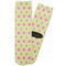 Ogee Ikat Adult Crew Socks - Single Pair - Front and Back