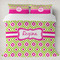 Ogee Ikat Bedding Set- King Lifestyle - Duvet