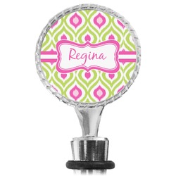 Ogee Ikat Wine Bottle Stopper (Personalized)