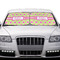 Ogee Ikat Car Sun Shades - IN CONTEXT