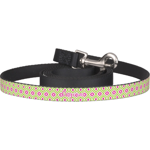 Custom Ogee Ikat Dog Leash (Personalized)