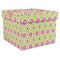 Ogee Ikat Gift Boxes with Lid - Canvas Wrapped - XX-Large - Front/Main