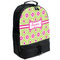 Ogee Ikat Large Backpack - Black - Angled View