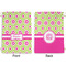 Ogee Ikat Large Laundry Bag - Front & Back View