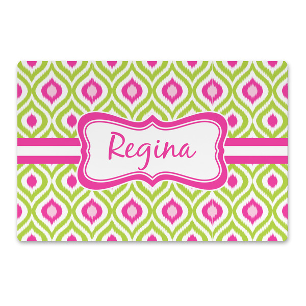 Custom Ogee Ikat Large Rectangle Car Magnet (Personalized)