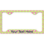 Ogee Ikat License Plate Frame - Style C (Personalized)