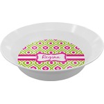 Ogee Ikat Melamine Bowl - 12 oz (Personalized)