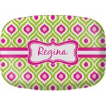 Ogee Ikat Melamine Platter (Personalized)