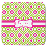 Ogee Ikat Memory Foam Bath Mat - 48"x48" (Personalized)