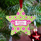 Ogee Ikat Metal Star Ornament - Lifestyle