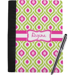 Ogee Ikat Notebook Padfolio - Large w/ Name or Text