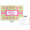 Ogee Ikat Disposable Paper Placemat - Front & Back