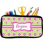 Ogee Ikat Neoprene Pencil Case (Personalized)