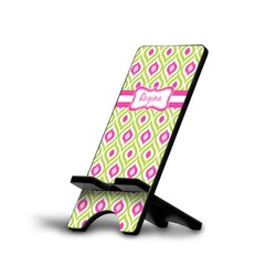 Ogee Ikat Cell Phone Stand (Large) (Personalized)