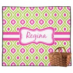 Ogee Ikat Outdoor Picnic Blanket (Personalized)