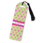 Ogee Ikat Plastic Bookmark (Personalized)