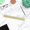 Ogee Ikat Plastic Ruler - 12" - LIFESTYLE