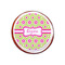 Ogee Ikat Printed Icing Circle - XSmall - On Cookie