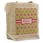 Ogee Ikat Reusable Cotton Grocery Bag - Single (Personalized)