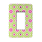 Ogee Ikat Rocker Style Light Switch Cover - Single Switch