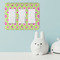 Ogee Ikat Rocker Light Switch Covers - Triple - IN CONTEXT