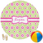 Ogee Ikat Round Beach Towel (Personalized)