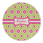 Ogee Ikat Round Linen Placemat (Personalized)