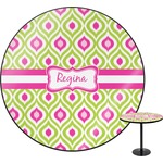 Ogee Ikat Round Table - 24" (Personalized)