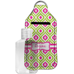 Ogee Ikat Hand Sanitizer & Keychain Holder - Large (Personalized)