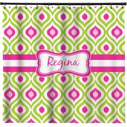 Ogee Ikat Shower Curtain (Personalized)