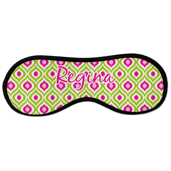 Custom Ogee Ikat Sleeping Eye Masks - Large (Personalized)