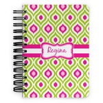 Ogee Ikat Spiral Notebook - 5x7 w/ Name or Text