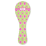 Ogee Ikat Ceramic Spoon Rest (Personalized)