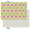 Ogee Ikat Tissue Paper - Lightweight - Small - Front & Back