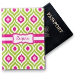 Ogee Ikat Vinyl Passport Holder (Personalized)