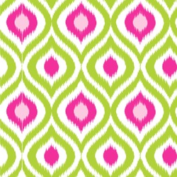 Ogee Ikat Wallpaper & Surface Covering (Peel & Stick 24"x 24" Sample)