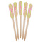 Ogee Ikat Wooden Food Pick - Paddle - Fan View