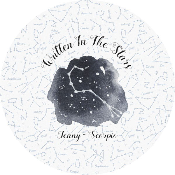 Custom Zodiac Constellations Multipurpose Round Labels - 3" (Personalized)