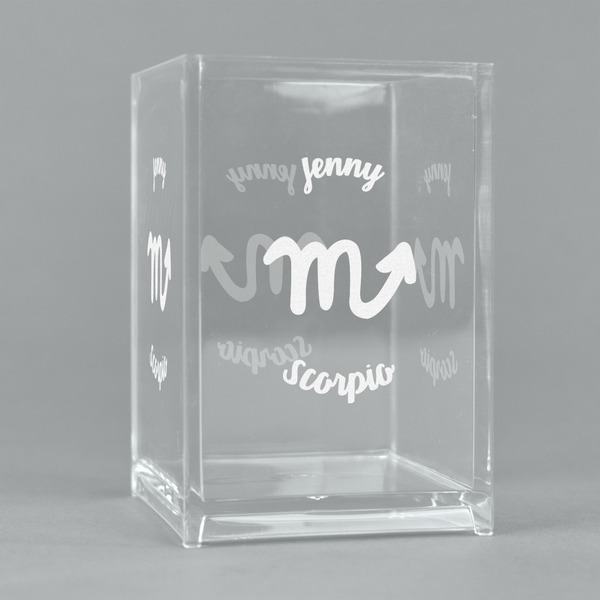 Custom Zodiac Constellations Acrylic Pen Holder (Personalized)