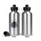 Zodiac Constellations Aluminum Water Bottle - Front and Back