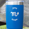 Zodiac Constellations Blue Polar Camel Tumbler - 20oz - Close Up