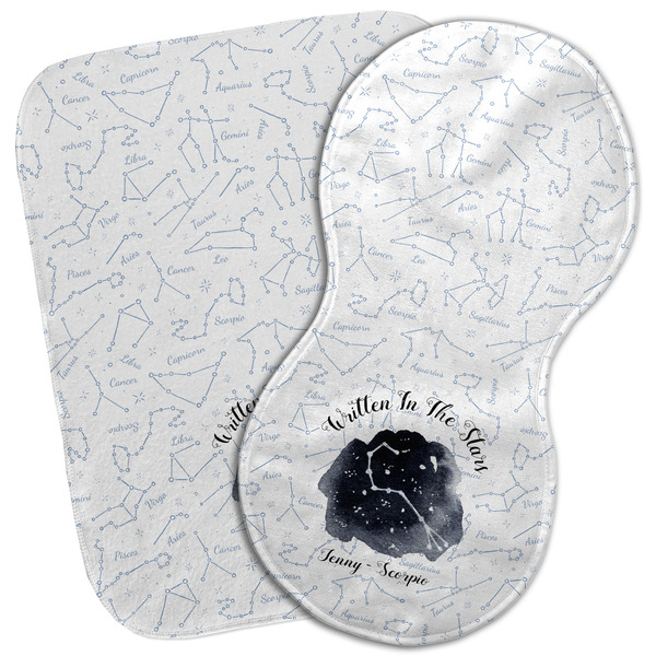 Custom Zodiac Constellations Burp Cloth (Personalized)