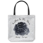 Zodiac Constellations Canvas Tote Bag - Medium - 16"x16" (Personalized)