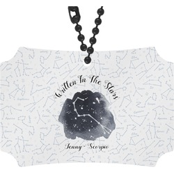 Zodiac Constellations Rear View Mirror Ornament (Personalized)