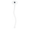 Zodiac Constellations Clear Plastic 7" Stir Stick - Oval - Single Stick