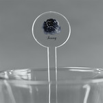 Zodiac Constellations 7" Round Plastic Stir Sticks - Clear (Personalized)