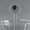 Zodiac Constellations Clear Plastic 7" Stir Stick - Round - Main