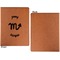 Zodiac Constellations Cognac Leatherette Portfolios with Notepad - Large - Single Sided - Apvl