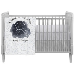 Zodiac Constellations Crib Comforter / Quilt (Personalized)