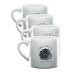 Zodiac Constellations Double Shot Espresso Cups - Set of 4 (Personalized)